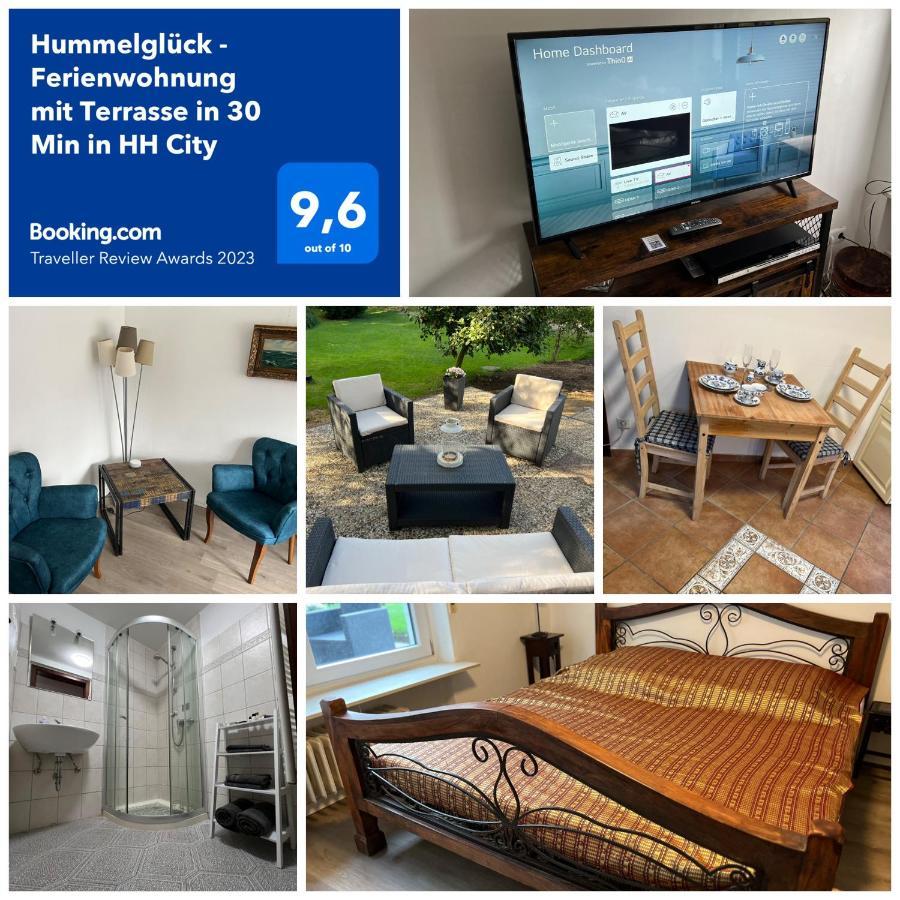 Hummelglueck - Ferienwohnung Mit Terrasse In 30 Min In Hh City Bendestorf Exterior foto